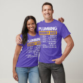 Plumbing Hourly Rate Funny Plumber Saying Hourly T-shirt (Unisex)