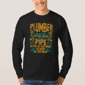 Plumbing Plumber  1 T-shirt (Voorkant)
