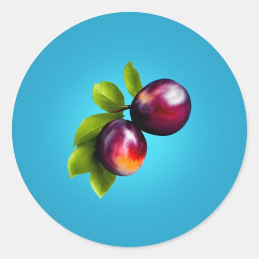 Plumbs Ronde Sticker (Voorkant)
