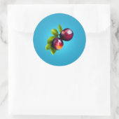 Plumbs Ronde Sticker (Tas)