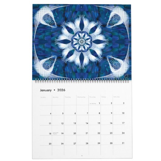 Plume Paintings Kalender (Jan 2026)