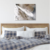 Plume uit de uitbarsting van Chaiten vulcano, Chil Canvas Afdruk (Insitu (Slaapkamer))