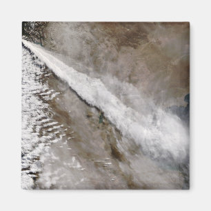 Plume uit de uitbarsting van Chaiten vulcano, Chil Magneet