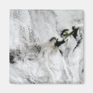 Plume uit Okmok Volcano, Aleutian Islands 2 Magneet