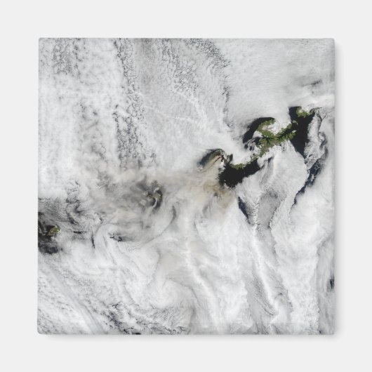 Plume uit Okmok Volcano, Aleutian Islands 2 Magneet (Voorkant)