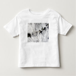 Plume uit Okmok Volcano, Aleutian Islands Kinder Shirts