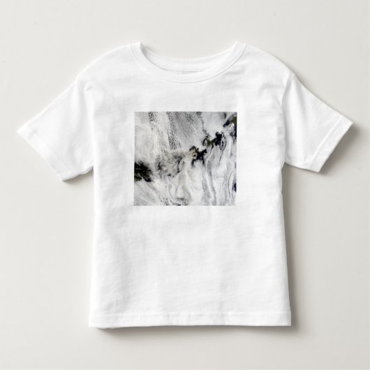 Plume uit Okmok Volcano, Aleutian Islands Kinder Shirts (Voorkant)