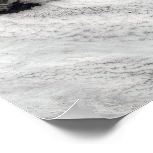 Plume uit Okmok Volcano, Aleutian Islands Poster (Hoek)