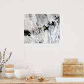 Plume uit Okmok Volcano, Aleutian Islands Poster (Keuken)