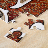 Plume Zodiac Woman door Alphonse Mucha - Art Nouve Legpuzzel (Zijkant)