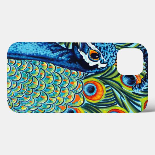 Plumed Peacock I Case-Mate iPhone Case (Achterkant (horizontaal))