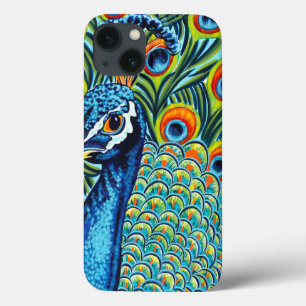 Plumed Peacock I iPhone 13 Hoesje