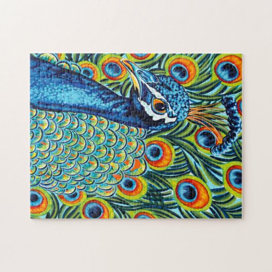 Plumed Peacock I Legpuzzel (Horizontaal)
