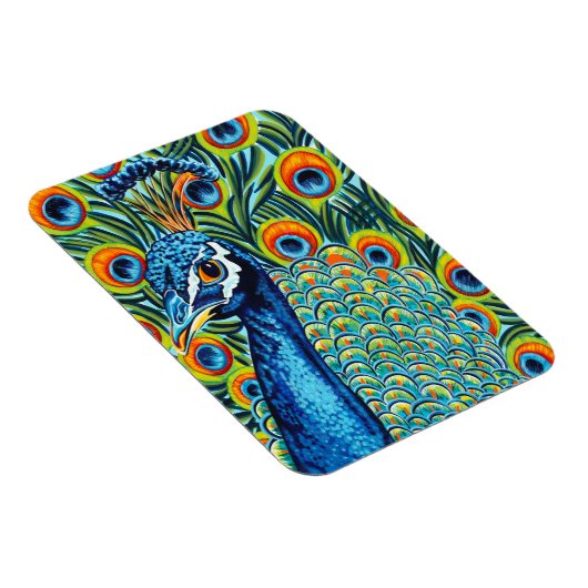 Plumed Peacock I Magneet (Rechterzijde)
