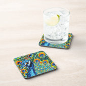 Plumed Peacock I Onderzetter (Rechterzijde)