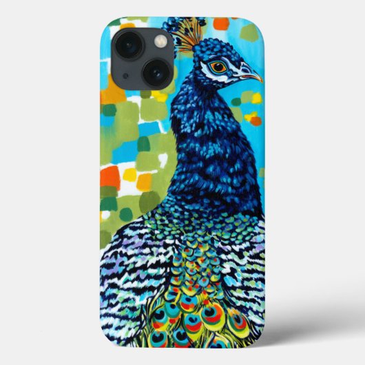 Plumed Peacock II Case-Mate iPhone Case (Achterkant)