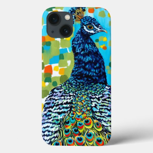 Plumed Peacock II Case-Mate iPhone Case (Achterkant)