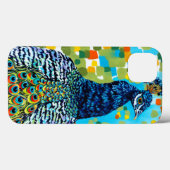 Plumed Peacock II Case-Mate iPhone Case (Achterkant (horizontaal))
