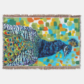 Plumed Peacock II Deken (Voorkant)