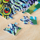 Plumed Peacock II Legpuzzel (Zijkant)