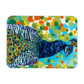 Plumed Peacock II Magneet (Horizontaal)