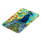 Plumed Peacock II Magneet (Linkerzijde)