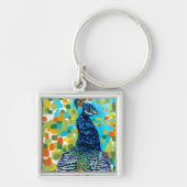 Plumed Peacock II Sleutelhanger (Voorkant)