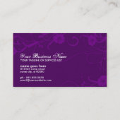 plumelegantie visitekaartje (Achterkant)