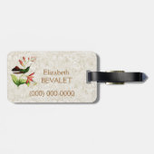 Plumeleteer Hummingbird Bagagelabel (Achterkant horizontaal)