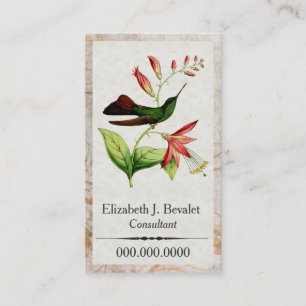 Plumeleteer Hummingbird Visitekaartjes