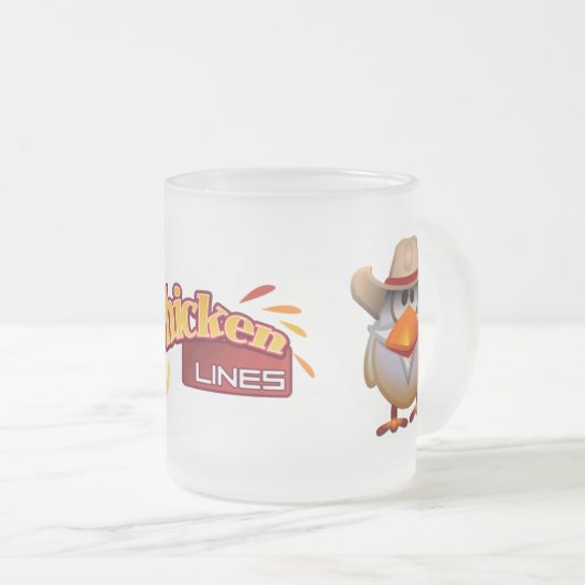 Plumendini Frosted Glass Mok (Voorkant rechts)