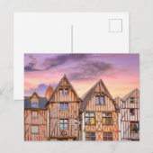 Plumereau plein in Tours, Frankrijk Briefkaart (Voorkant / Achterkant)