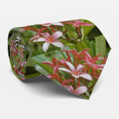 Plumeria acuminata bloemen stropdas (Opgerold)