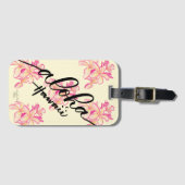 Plumeria Aloha Hawaii Bag Labels (Voorkant (horizontaal))