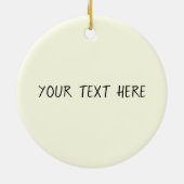  Plumeria Aloha  Keramisch Ornament (Achterkant)