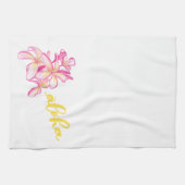 Plumeria Aloha Kitchen Towel Theedoek (Horizontaal)