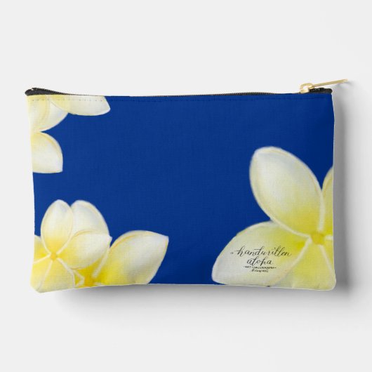 Plumeria Aloha Pouch Etui (Achterkant)