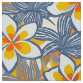  Plumeria Aloha print Stof (Swatch)