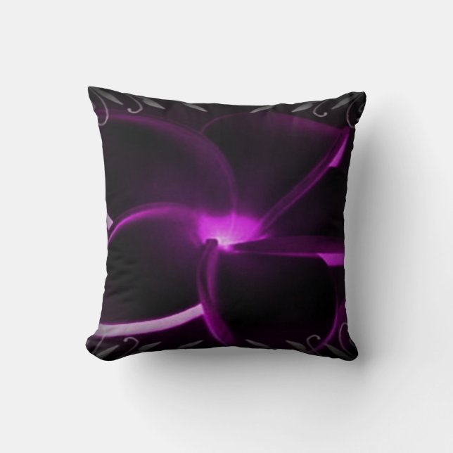 Plumeria American MoJo Pillow Kussen (Voorkant)