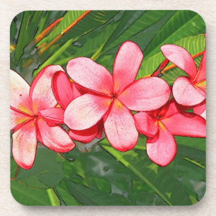 Plumeria Bier Onderzetter