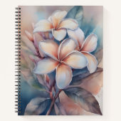 Plumeria bij dageraad notitieboek (Voorkant)