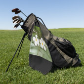 Plumeria bloblobloemen golfhanddoek (Groen)