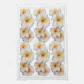 Plumeria bloeit keukenhanddoek (Verticaal)