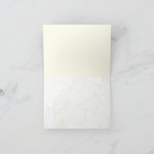 Plumeria bloeit Spatie dankt u Kaarten (Binnen)