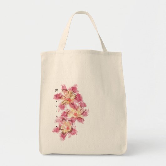 Plumeria (Bloem) Boodschappentas Tote Bag (Voorkant)