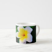 Plumeria Bloem Fotografie Espresso Kop (Voorkant rechts)