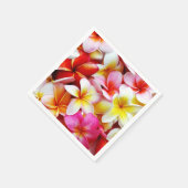 Plumeria Bloemen Hawaiian Frangipani Bloemen Servetten (Hoek)