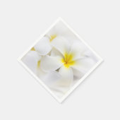 Plumeria Bloemen Hawaiian Frangipani Bloemen Servetten (Hoek)