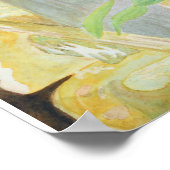 Plumeria Blooms in de Waterverf Creekbed Poster (Hoek)