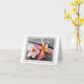 Plumeria blooms-kaart kaart (Gele Bloem)